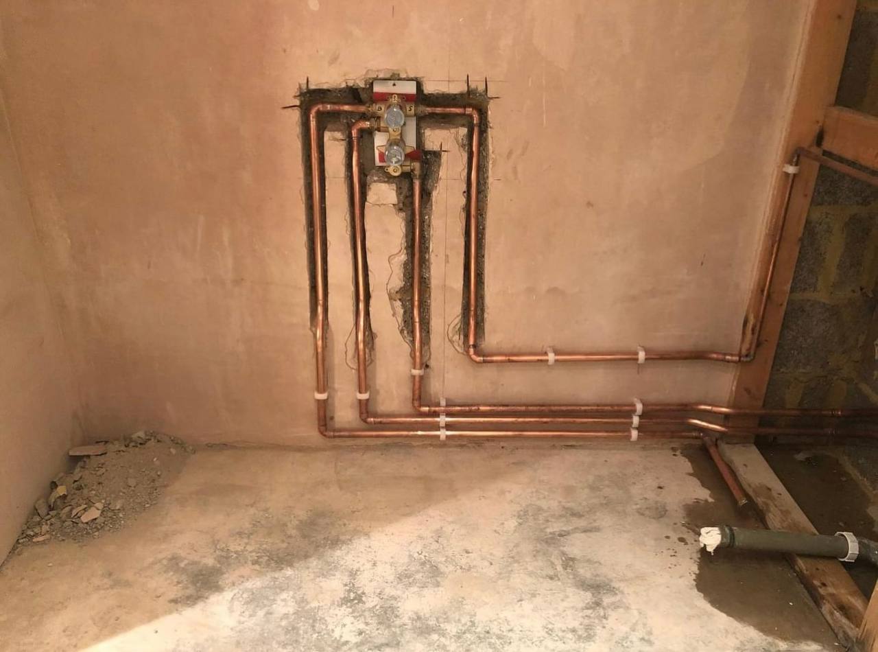 Copper pipework installation for pipe repairs in a South West London property