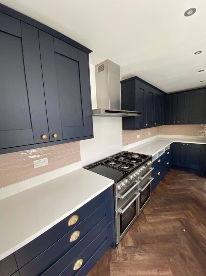 Professionally fitted kitchen cabinets in South West London