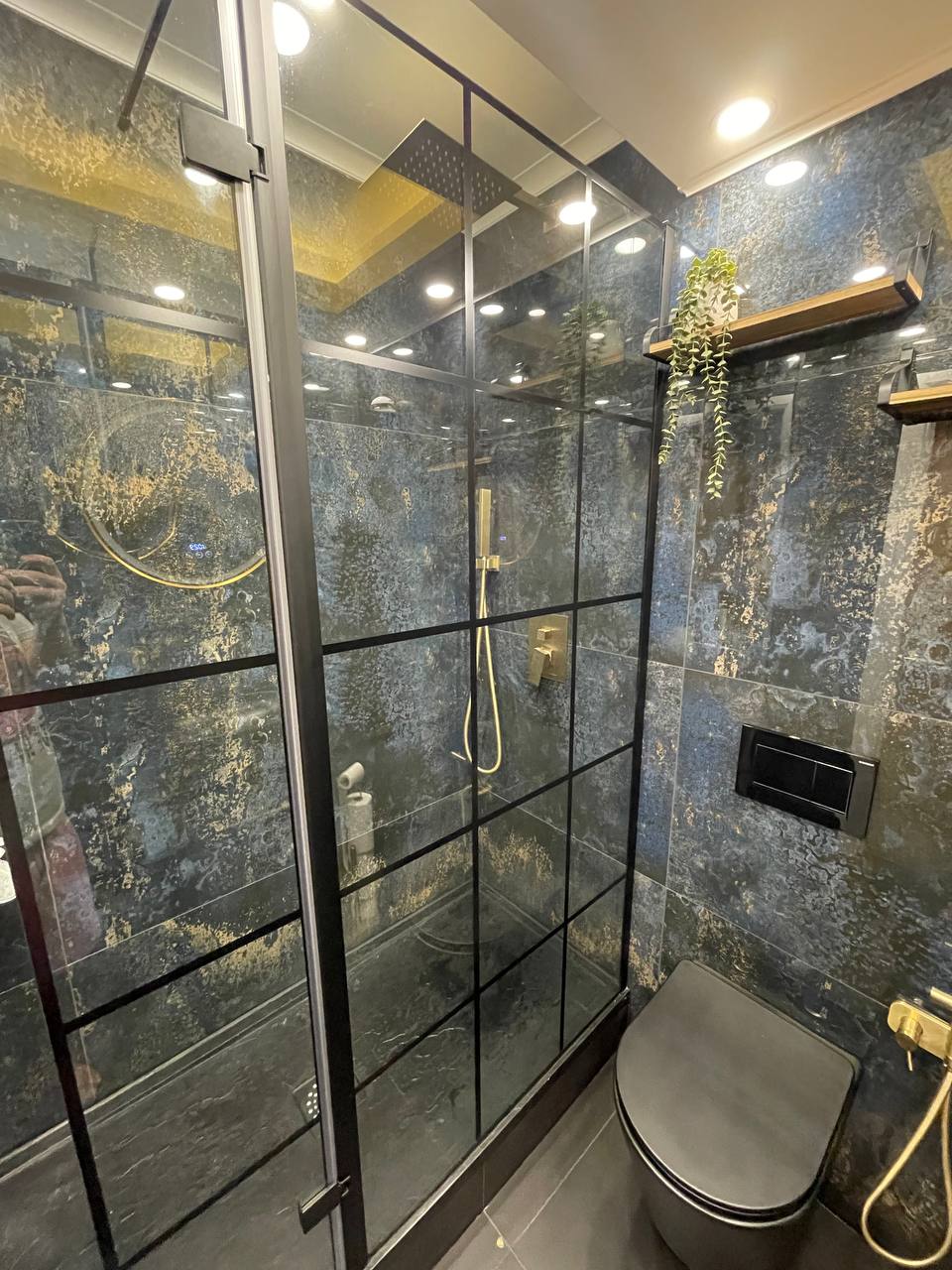 Wet room tanking and waterproofing membrane in a South West London bathroom