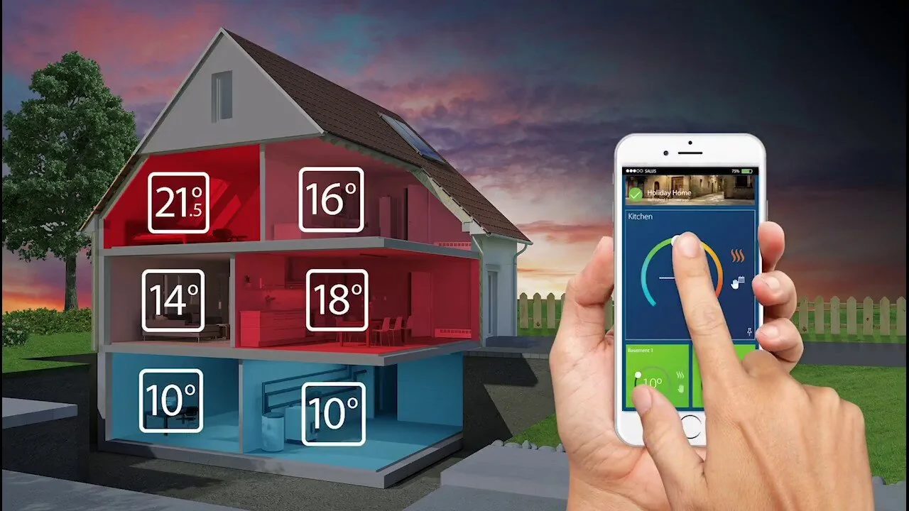 Smart heating zone control across a multi-storey South West London home via smartphone app